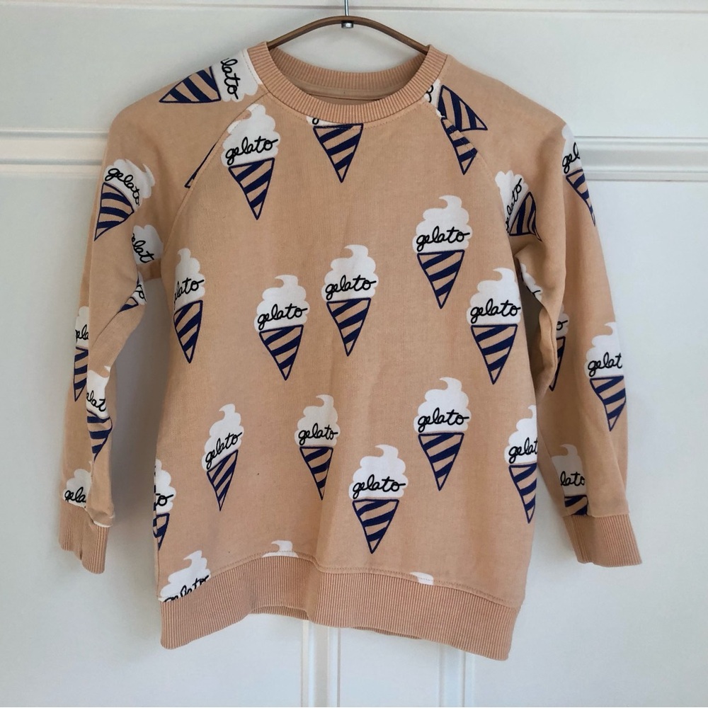Hugo loves tiki Gelato Print Kids Sweatshirt